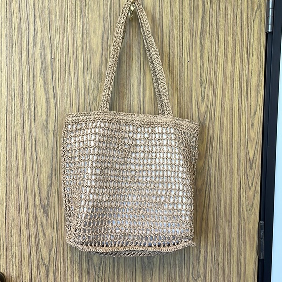 Madewell Straw Transport Tote - Picture 1 of 4